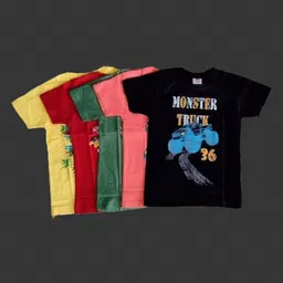 NewLadiesZone Boys 5 Printed RealFlex Applique T-shirt-19