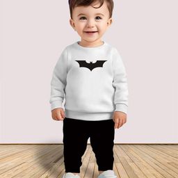 MITANSH Kids Printed Round Neck Sweatshirt With Jogger-image-125