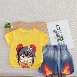StyleCast x Revolte Boys Printed T-shirt with Shorts-image-50