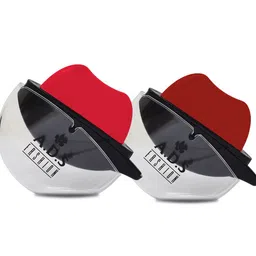 A.D.S Set Of 2 Lip Shape Apple Design Lipstick - 10 gm Each Magenta Mahogany -08 Red - 09 image 1