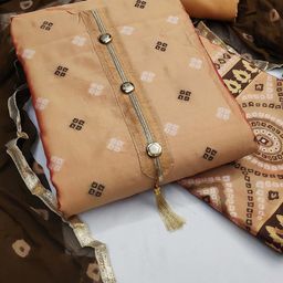 SAINOOR Semi-Stitched Dress Material-image-62