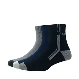 Allen Solly Men Pack Of 3 Patterned Cotton Above Ankle-Length Socks-6