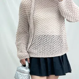 StyleCast Women Self Design Pullover Sweaters-image-81