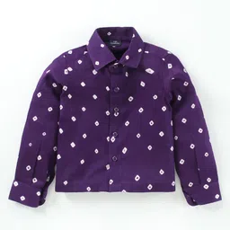 JAV CREATIONS Boys Classic Opaque Printed Casual Cotton Shirt-image-93
