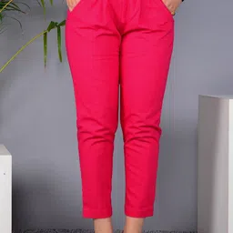 MURLI KURTI Women Relaxed Straight Leg Pleated Trousers-picture-2