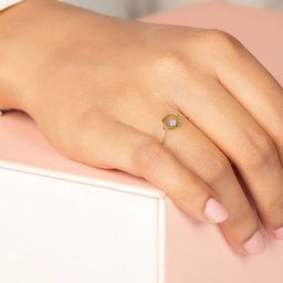 KISNA DIAMOND AND GOLD JEWELLERY 18KT Yoela Adjustable Diamond Ring-image-9