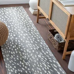 Surya Living Grey And White Abstract Woollen Anti-Skid Carpet-picture-11