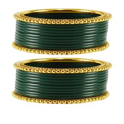 Vidhya Kangan Green Bangle Set-25