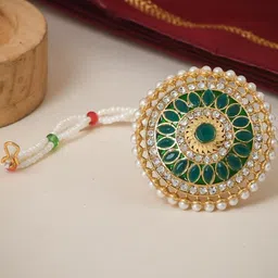 One Gram Gold Polish Plared Rajasthnai Borla-32