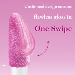 GLAM21 Set Of 2 Gloss Pout Shimmer Lip Gloss- 7 ml Each- Bare Nude & Pink Seduction image 4