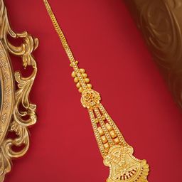 arch fashion Gold-Plated Maang Tikka Head Jewellery-image-22
