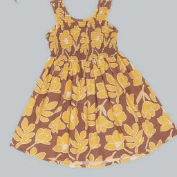 Pantaloons Junior Floral Print Fit & Flare Dress-picture-5