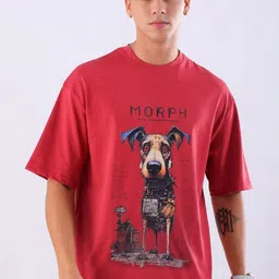 The Indian Garage Co Men Printed Applique T-shirt-image-79
