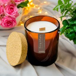 ENCEBIENCE Off White Amber Glow Candle - Evening Whispers-image-61