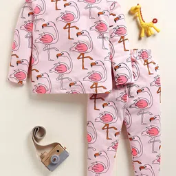 YK Girls Round Neck Printed Slip-On Night suit-picture-44