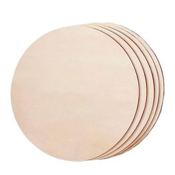 Tinker Squad 5 Pcs Pine Wooden Round MDF Art & Craft Boards-27