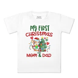 Arvesa Kids Typography Printed Applique T-shirt-picture-44