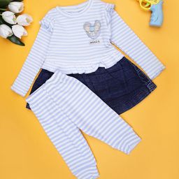 V-Mart Infant Striped Long Sleeves Tunic With Joggers-picture-13
