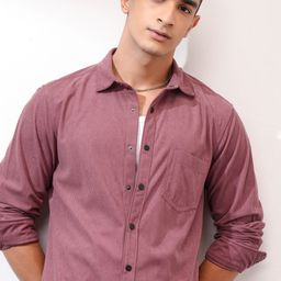 HIGHLANDER Men Slim Fit Opaque Casual Shirt-image-48