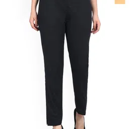 MIXFIT Women Pack of 2 Slim Fit Low-Rise Cotton Trouser-picture-25