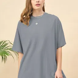 PockMAN Round Neck Cotton Oversized T-shirt-picture-19