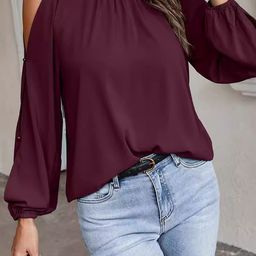 StyleCast Women Cold-Shoulder Sleeves Top-image-27