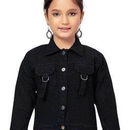 CLOTHIFY Girls Lightweight Denim Jacket-image-86