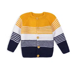 Clothes Shop Unisex Kids White Round Neck Woollen Long Sleeves Sweater Vest-picture-19