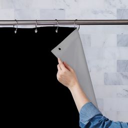 ArtzFolio Black Waterproof Shower Curtain-image-34