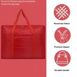 ANKIT INTERNATIONAL Red Set of 2 Regular Multi-Utility Organisers image 3