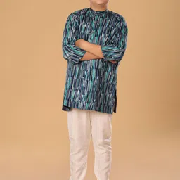 The Mini Trunk Boys Striped Kurta with Pyjama-picture-53