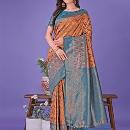 Pandadi Saree Woven Design Zari Silk Blend Sarees-image-76