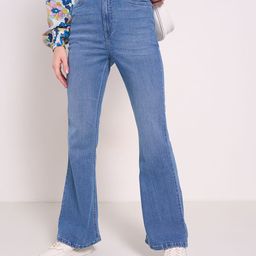 People Women Tapered Fit High-Rise Low Distress Light Fade Jeans-image-83