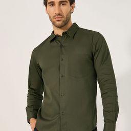 Styli Men Slim Fit Opaque Casual Shirt-image-48