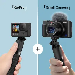 Webilla Selfie Stick with LED Fill Light,3C Phone Tripod Stand with Bluetooth Wireless Remote & 360°Rotation Long Selfie Stick Compatible with iPhone/OnePlus/Samsung/Realme & All Smartphones/Go Pro(Black) Bluetooth Selfie Stick image 4