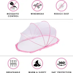 tony stark Polyester Infants Washable Baby mosquito net Pink Mosquito Net image 5