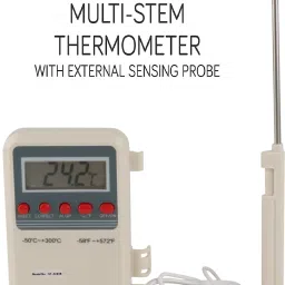 thermomate Multi stem Thermometer Sensing Probe Thermometer with External Sensing Probe and Accurate Fast Response Thermometer-24