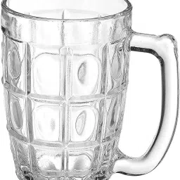 Beer Mug Glass for Home Dining Tableware Beer/Juice Cold Beverages - 375ml Glass Set Beer Mug-image-29