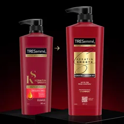 TRESemme Keratin Smooth Shampoo With Keratin & Argan Oil for Straight, Shiny Hair - 580 ml image 5