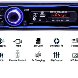 Universal BLUETOOTH/USB/SD/AUX/FM/MP3 -GG1801 Car Stereo-3