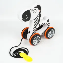 my first wheels Pull Along Zippy the Zebra A perfect walking companion for Toddlers image 2