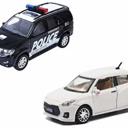 Centy Toys Swift Car with Police Interceptor Toy for Kids-16