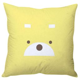 Stybuzz Bear Face Cushion Cover - Yellow-11