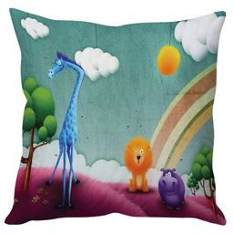 Stybuzz Zoo Cushion Cover - Multi Color-image-58