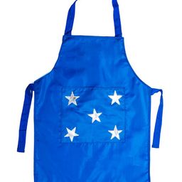 Li'll Pumpkins Star Apron - Blue-21