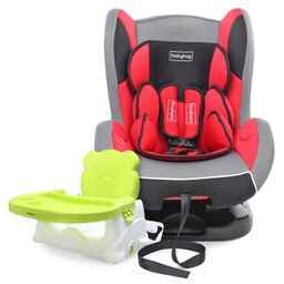 Babyhug Cruise Convertible Reclining Car Seat With Side Impact Protection - Red & Black AND Babyhug Raise Me Up Baby Booster Seat With Adjustable Food Tray & 3 Point Safety Harness - Green White-image-58