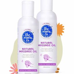 The Moms Co Natural Massage Oil - 200 ml ( Pack of 2 )-image-27