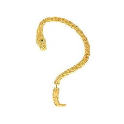 VAGHBHATT Gold-Plated Snake Cuff Earring image 2