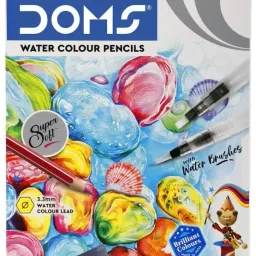 Super Soft 3.3mm Lead 24 Shades Pre-Sharpened Water Color Pencil| Hexagonal Shaped Color Pencils-23