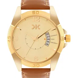 Killer Men Textured Dial & Leather Regular Style Straps Analogue Watch KLMO104D image 2